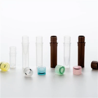 Biologix {{0}}.5 1.5 2.0ml Microtubes có nắp vặn ren ngoài tự đứng trong suốt