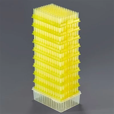 Đầu tip pipet 300 UL, tự nhiên, được mạ lại, tiệt trùng