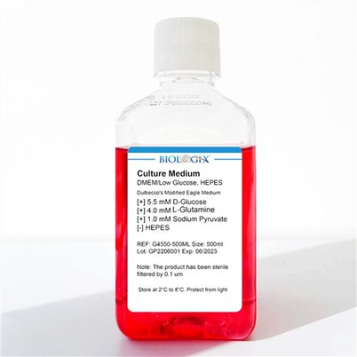 Môi trường nuôi cấy tế bào DMEM/Glucose thấp, 500 ML
